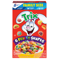 Trix Fruity Shapes Corn Puffs Cereal Family Size