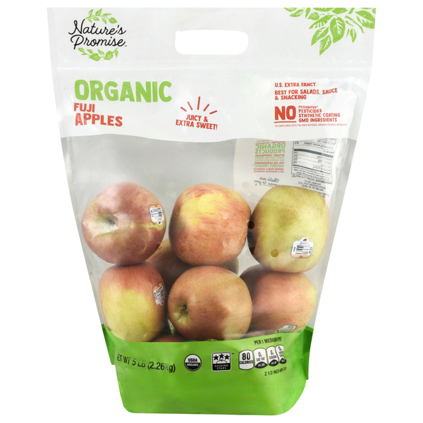 Nature's Promise Organic Fuji Apples Bag