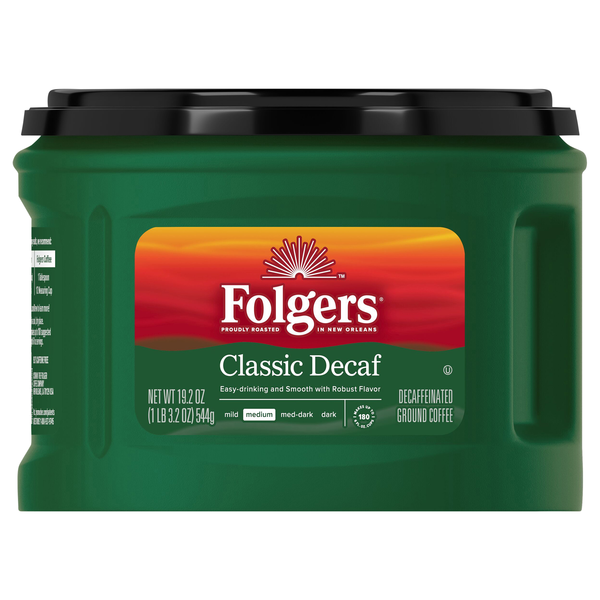 Folgers Classic Decaf Medium Roast Ground Coffee