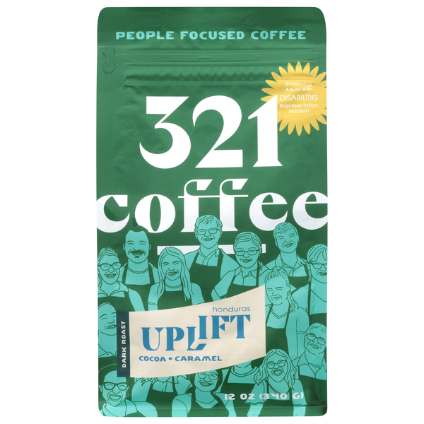 321 Coffee Uplift Dark Roast Ground