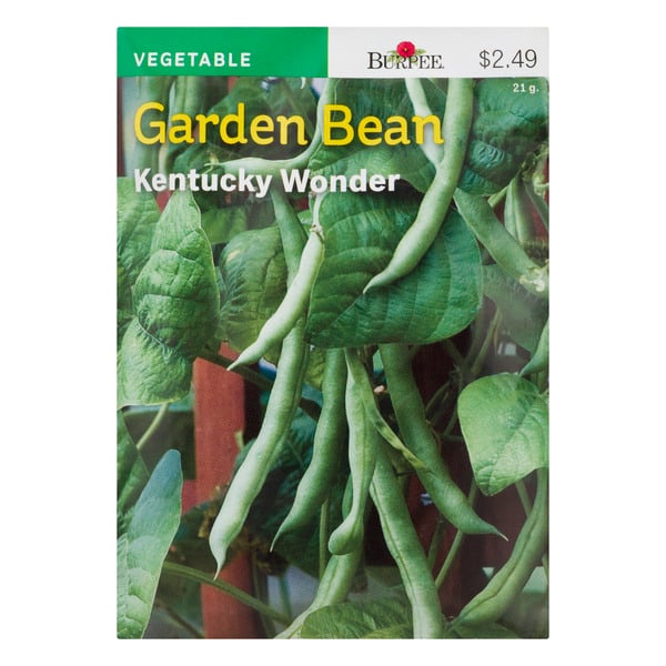 Burpee Vegetable Garden Bean Kentucky Wonder Seeds