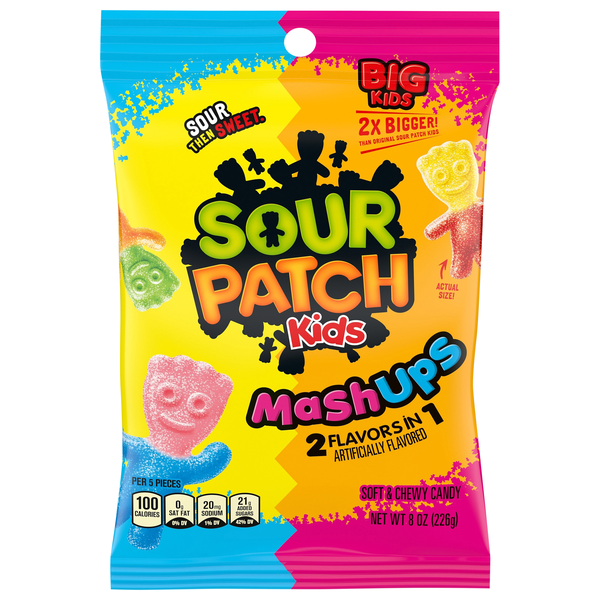 Sour Patch Kids Heads Sour Then Sweet Soft & Chewy Candy