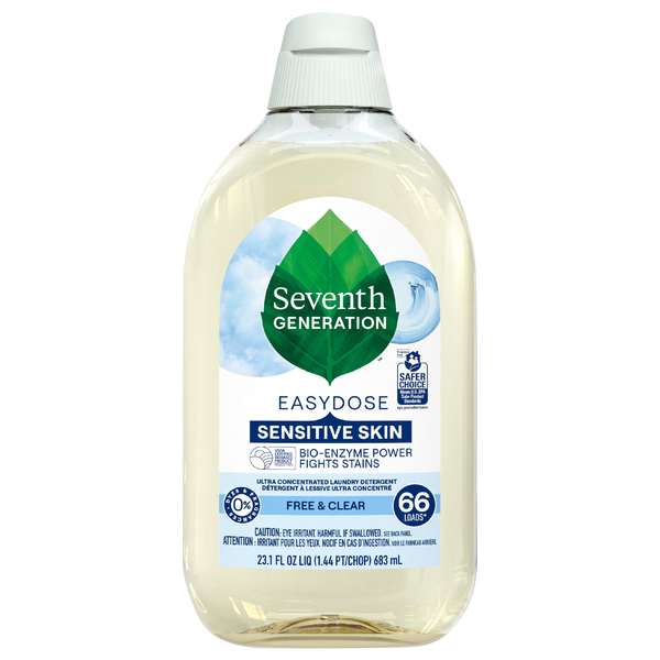 Seventh Generation Easy Dose Free & Clear Liquid Laundry Detergent