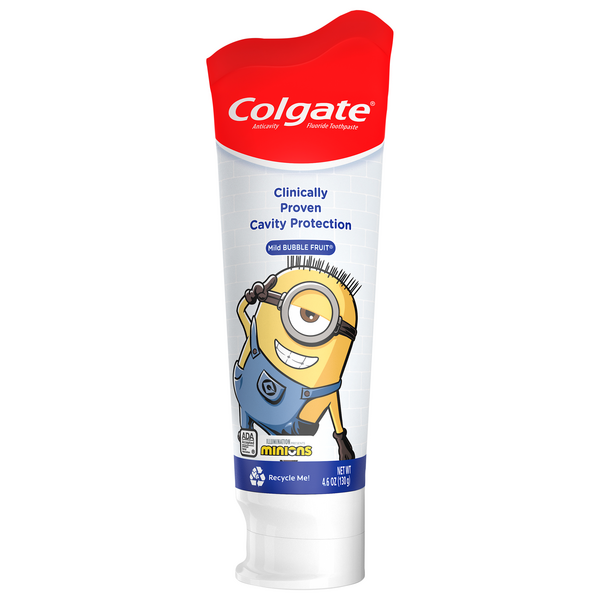 Colgate Kids Minions Mild Bubble Fruit Cavity Protection Toothpaste