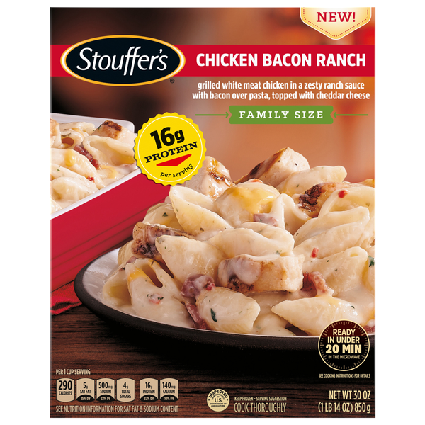 Stouffer's Chicken Bacon Ranch Family Size Frozen Meal