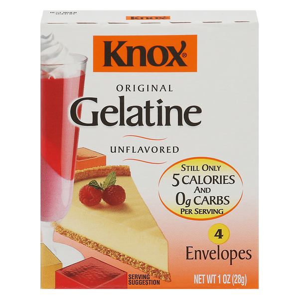 Knox Original Unflavored Gelatine - 4 ct