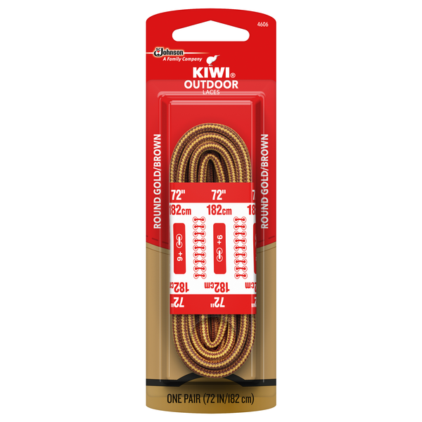 Save on Kiwi Shoe Laces Outdoor Gold 72 Inch Order Online Delivery
