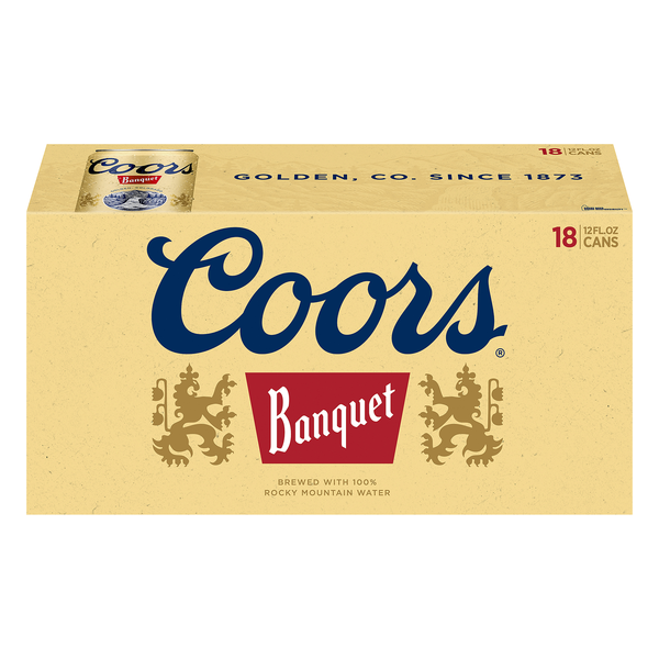 Coors Banquet Beer - 18 pk