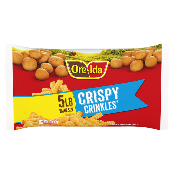 Ore-Ida Crispy Crinkles French Fried Potatoes Value Size Frozen