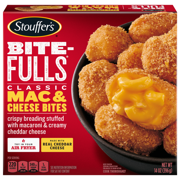 Save on Stouffer's BiteFulls Classic Mac & Cheese Bites 14 ct Order