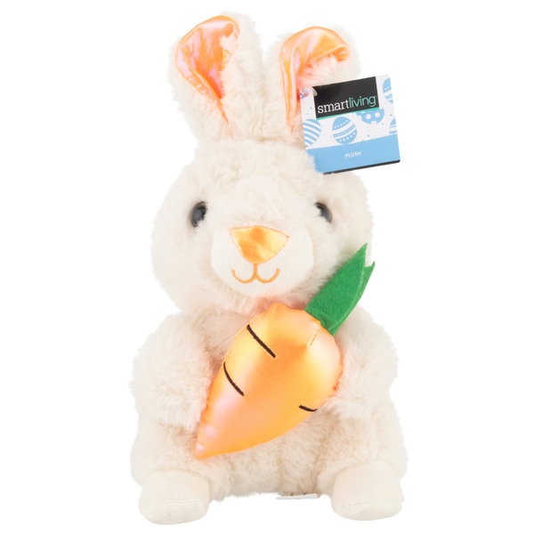 Smart Living Easter Plush Bunny with Carrot