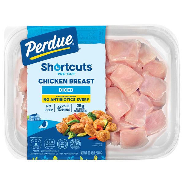 Perdue Shortcuts Diced Chicken Breast