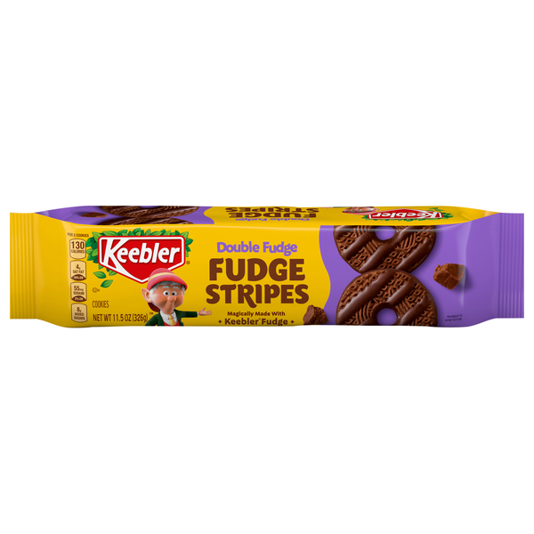 Keebler Double Fudge Fudge Stripes Cookies