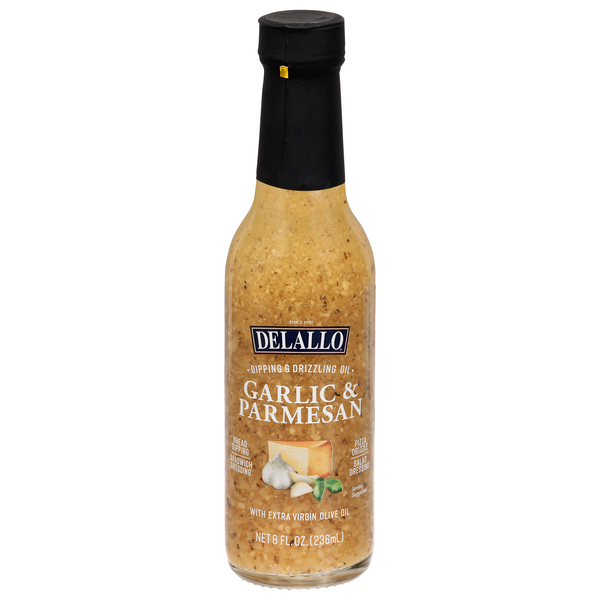 DeLallo Garlic & Parmesan Dipping & Drizzling Oil