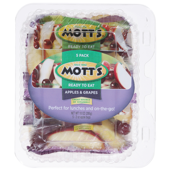 Mott's Ready to Eat Apples & Grapes - 5 ct