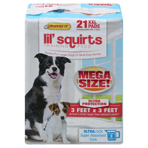 Ruffin' It Lil' Squirts Training Pads XXL Mega Size