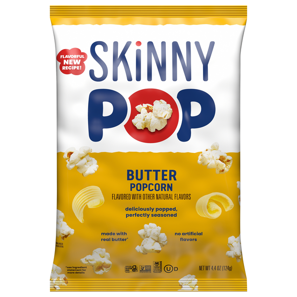 SkinnyPop Gluten Free Butter Popcorn