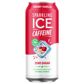 Sparkling Ice + Caffeine Zero Sugar Cherry Vanilla Sparkling Water