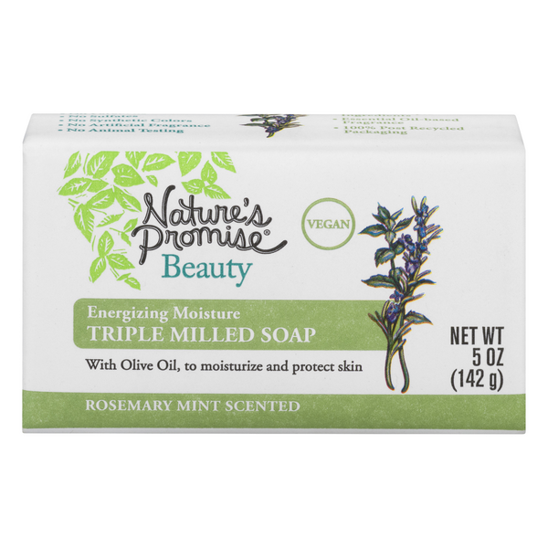 Save on Nature's Promise Beauty Energizing Moisture Soap Rosemary Mint