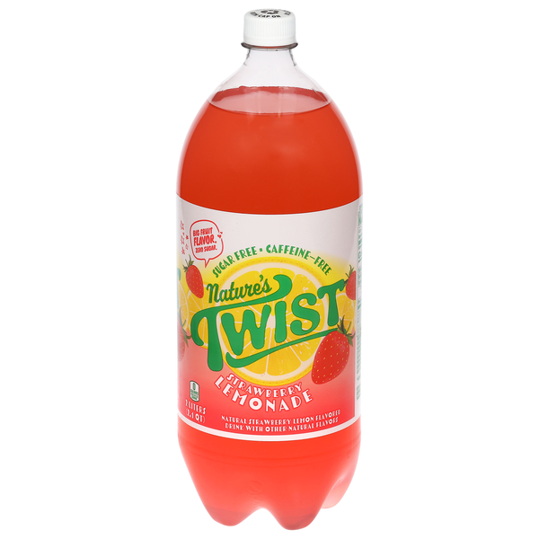 Nature's Twist Strawberry Lemon Flavored Drink Sugar Free