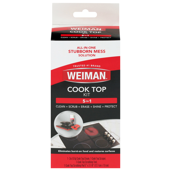 Weiman Complete Cook Top Cleaning Kit - 4 Piece