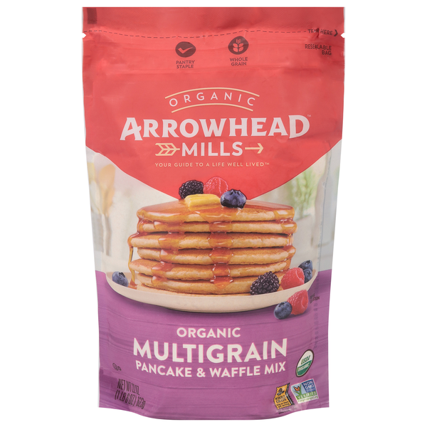 Arrowhead Mills Organic Multigrain Pancake & Waffle Mix