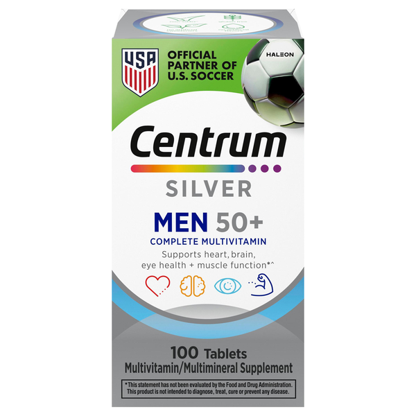 Centrum Silver Men 50+ Multivitamin Multimineral Tablets