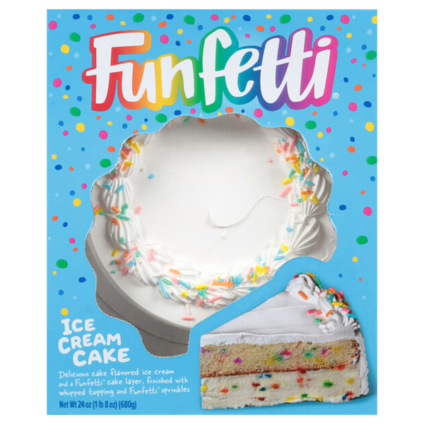 Funfetti Ice Cream Cake Frozen