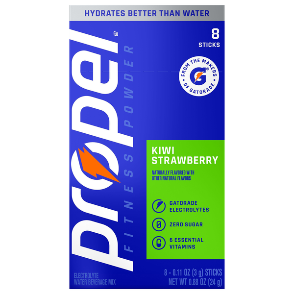 Propel Kiwi Strawberry Electrolyte Drink Mix - 8 ct
