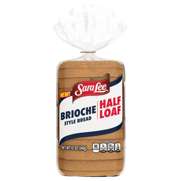 Sara Lee Brioche Style Sliced Bread Half Loaf