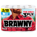 Brawny Pick-A-Size Double Rolls 3-Ply Paper Towels - 6 ct