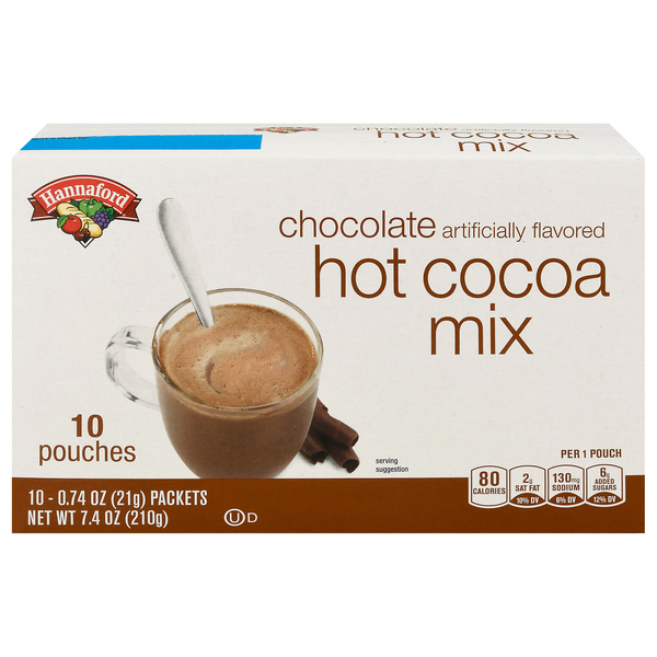 Hannaford Chocolate Hot Cocoa Mix - 10 ct