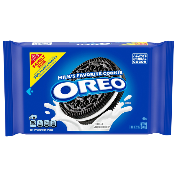 OREO Chocolate Sandwich Cookies Family Size