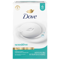 Dove Sensitive Skin Fragrance Free Beauty Soap Bar - 6 ct