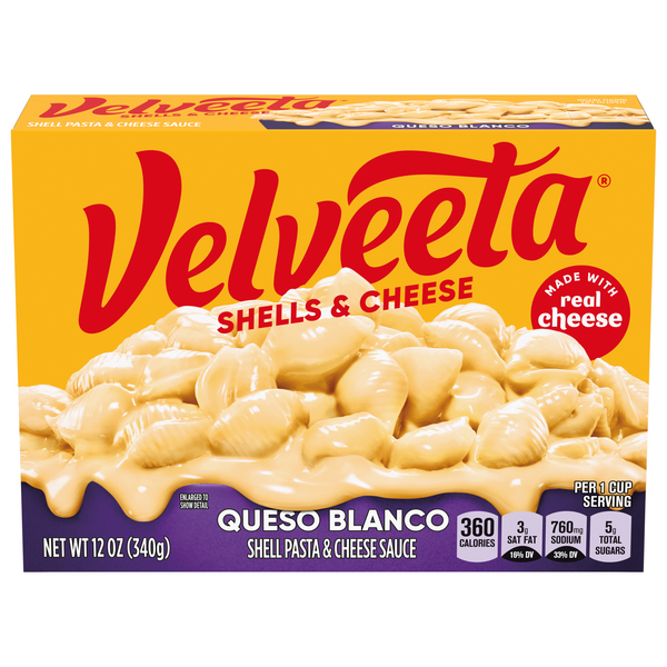 Velveeta Queso Blanco Shells & Cheese Pasta