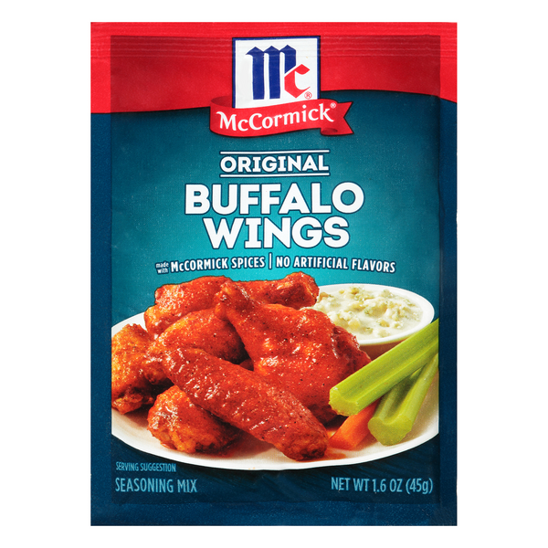 Save on McCormick Buffalo Wing Seasoning Mix Packet Original Order