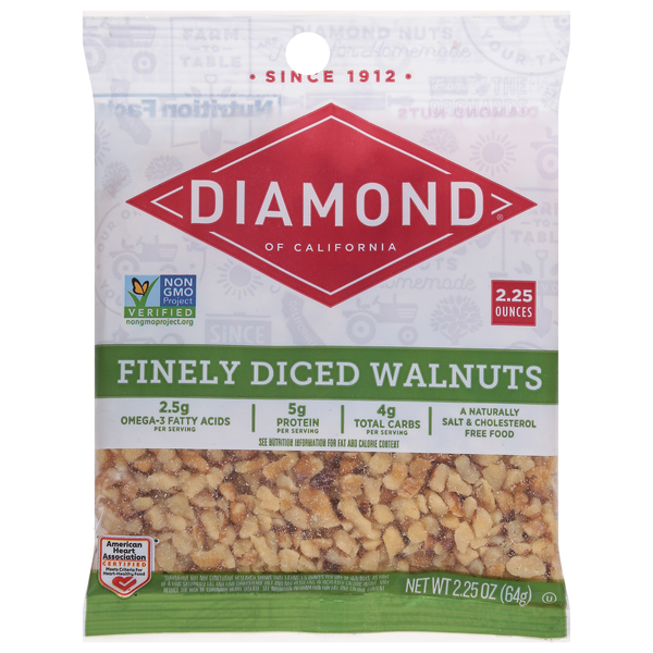 Diamond Finely Diced Walnuts