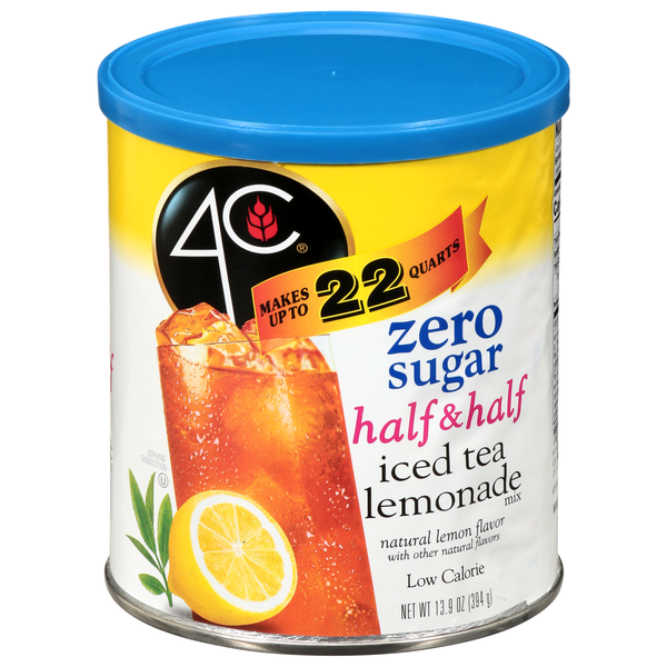 4C Zero Sugar Iced Tea/Lemonade Half & Half Drink Mix
