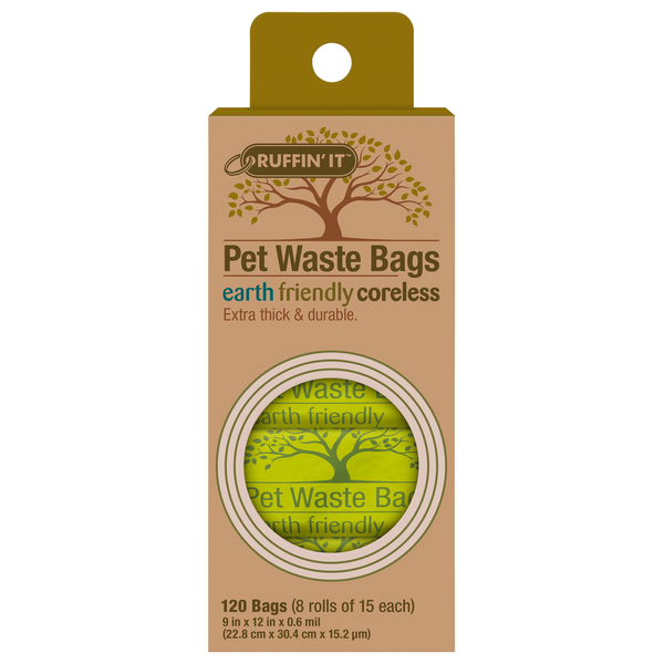 Ruffin' It Earth Friendly Extra Thick & Durable Pet Waste Bags