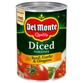 Del Monte Diced Tomatoes with Basil Garlic & Oregano