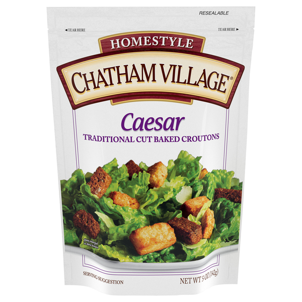 Chatham Village Traditional Cut Caesar Baked Croutons