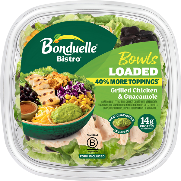 Bonduelle Bistro Loaded Bowls Grilled Chicken & Guacamole