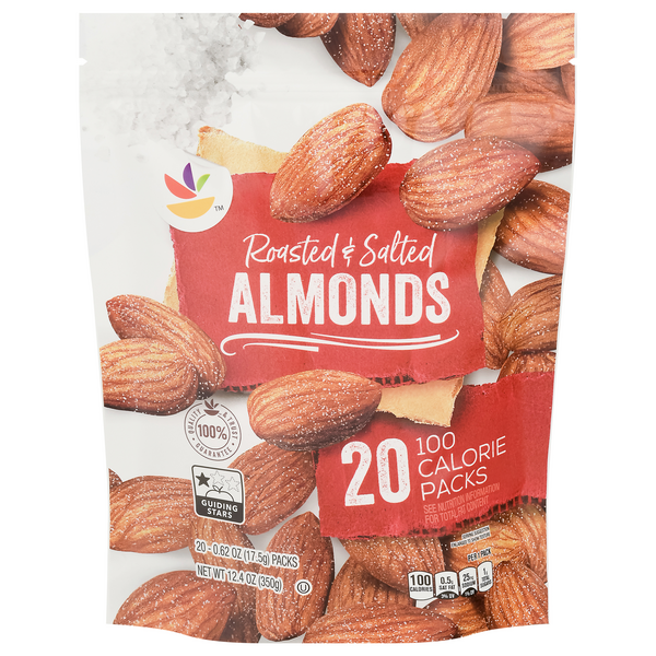 Our Brand Almonds 100 Calorie Packs Roasted & Salted - 20 ct