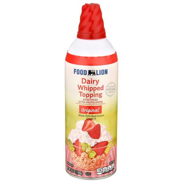 Food Lion Original Whipped Cream Topping
