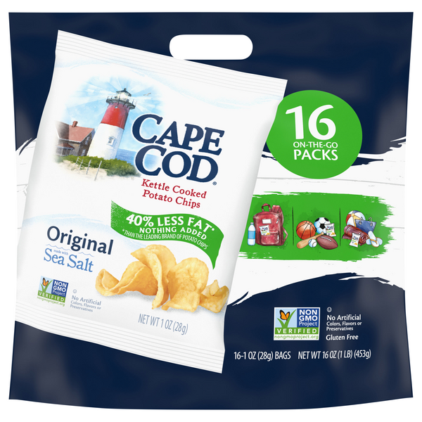 Save on Cape Cod OnTheGo Packs Kettle Cooked Potato Chips Original