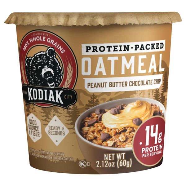 Kodiak Protein Packed Peanut Butter Chocolate Chip Oatmeal Power Cup