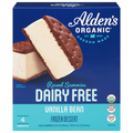 Alden's Organic Dairy Free Round Sammies Vanilla Bean Frozen Dessert 4 ct