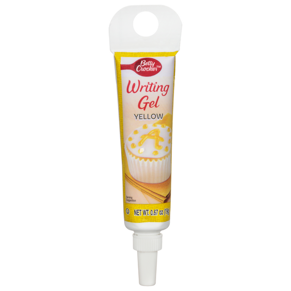 Betty Crocker Yellow Writing Gel