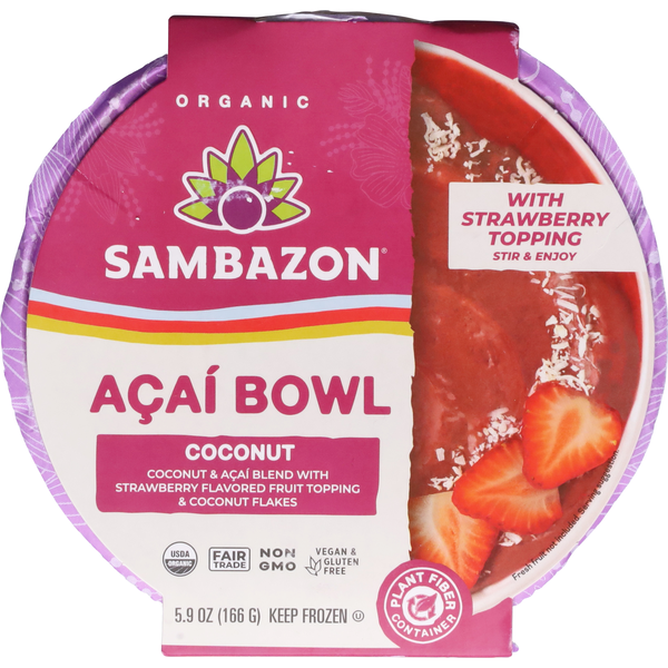 Sambazon Organic Vegan Coconut Acai Bowl Frozen