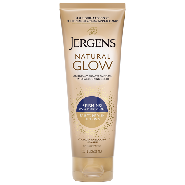 Jergens Natural Glow +Firming Daily Moisturizer Fair to Medium Skin Tones